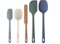 5 Piece Silicone Spatula Set, Food Grade Rubber!