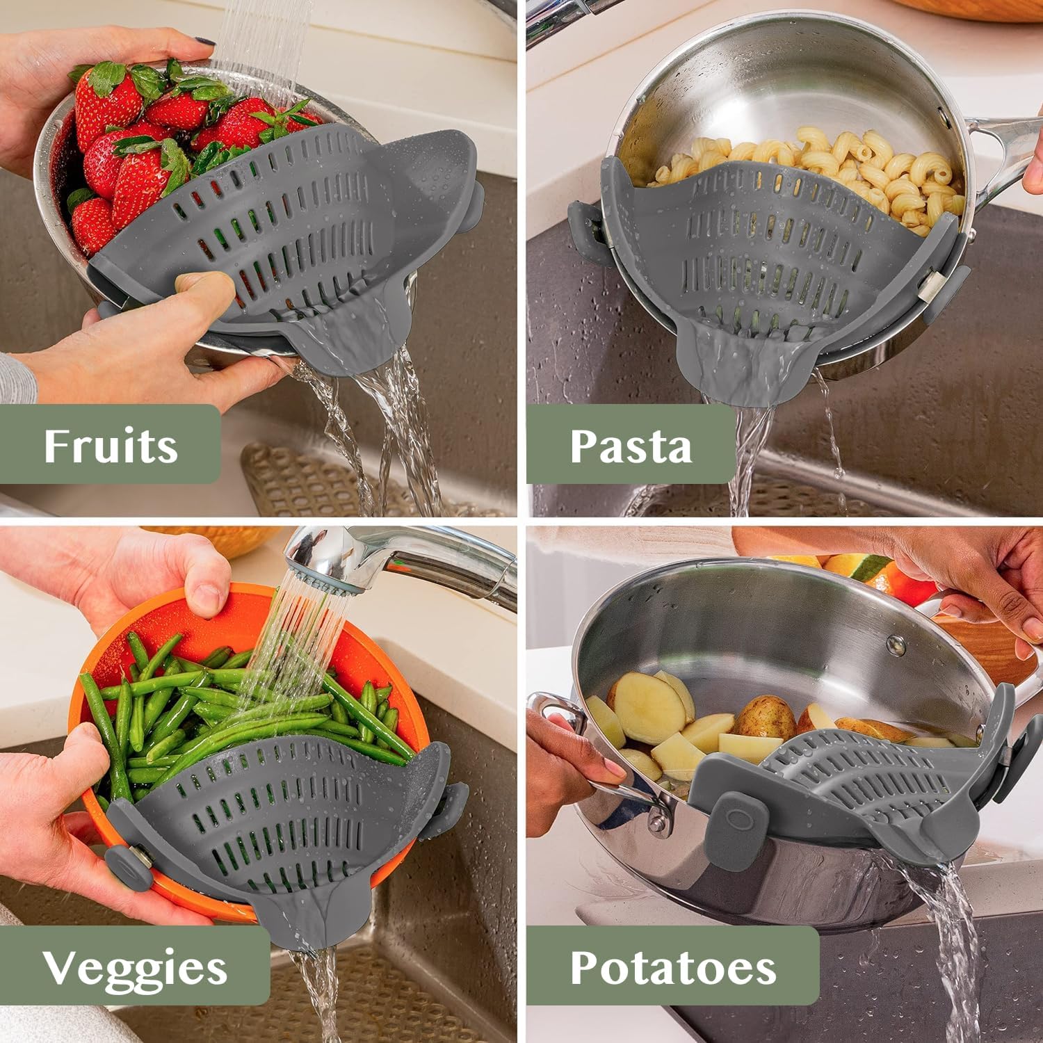 Safe Pasta Strainer